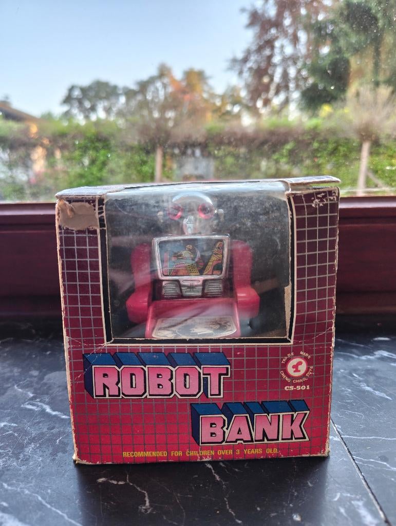 Vintage robotbank, Ophalen of Verzenden, Gebruikt