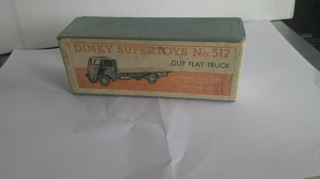 142)Dinky Toys 512 Guy (Type 1) Platte Vrachtwagen, Ophalen of Verzenden, Gebruikt, Bus of Vrachtwagen, Dinky Toys