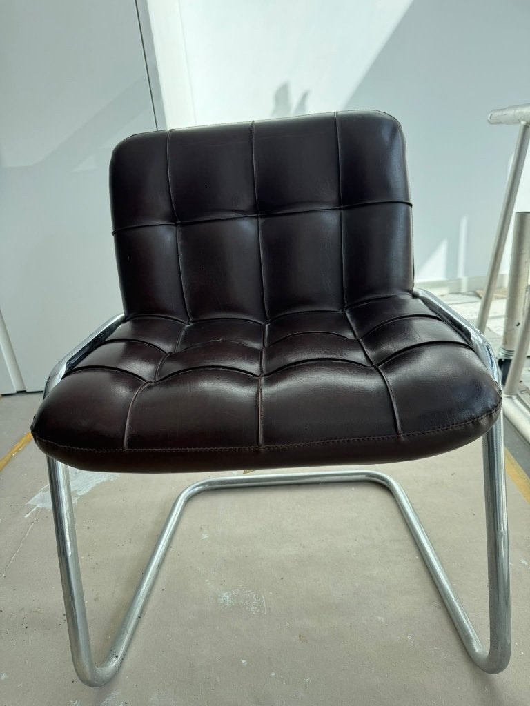 Airborne vintage stoelen, Ophalen, Gebruikt, Bruin, Vintage