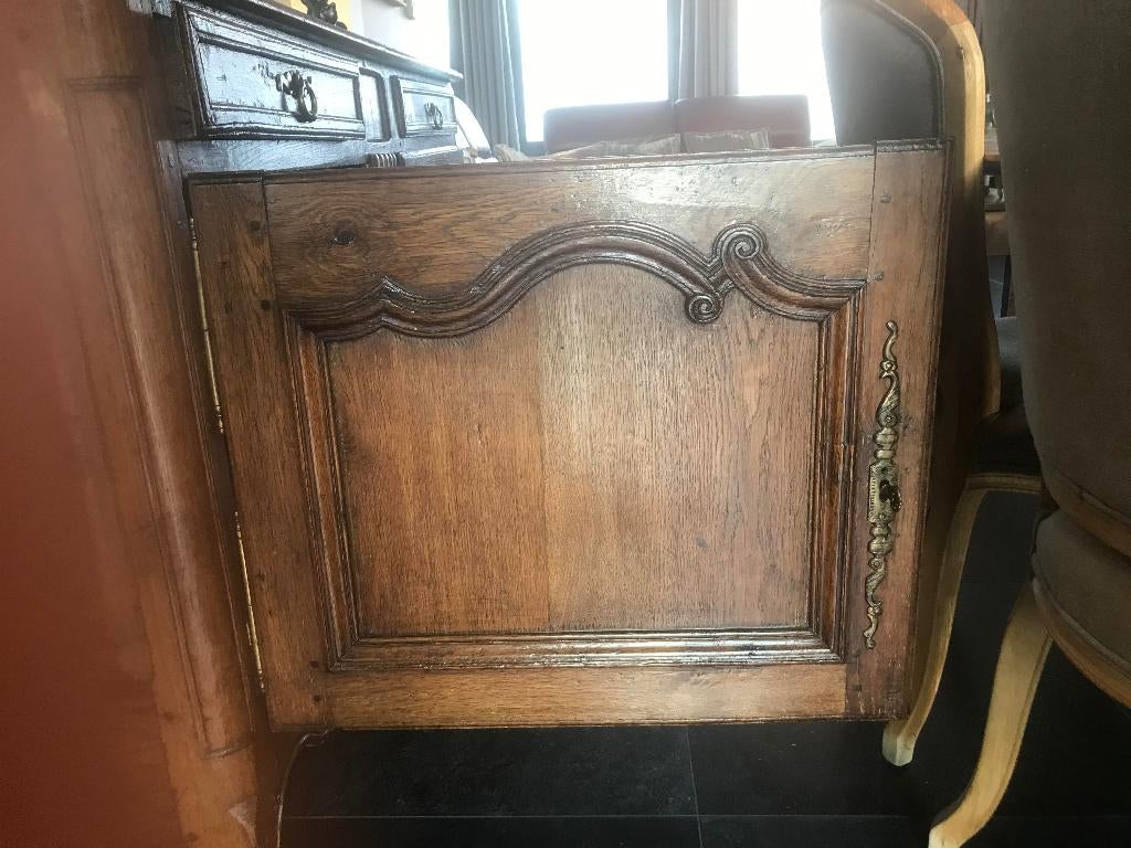 Antieke eikenhouten boerderij van Louis XV, Ophalen
