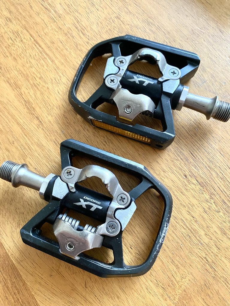 Shimano XT SPD pedalen PD-T780, Crankstel of Pedalen, Gravelbike, Ophalen of Verzenden, Zo goed als nieuw