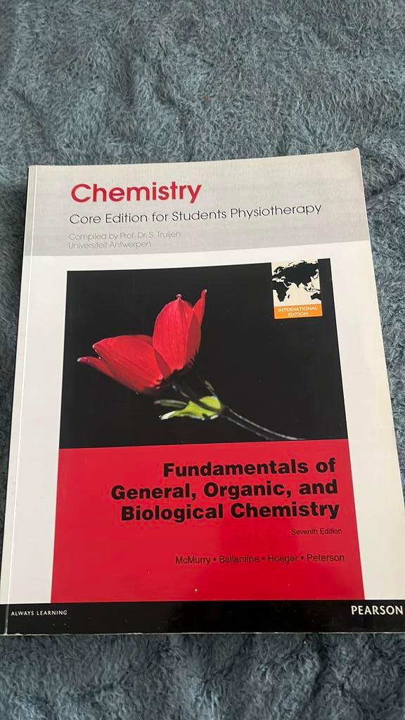 Chemistry core edition for students physiotherapy, Boeken, Ophalen, Zo goed als nieuw