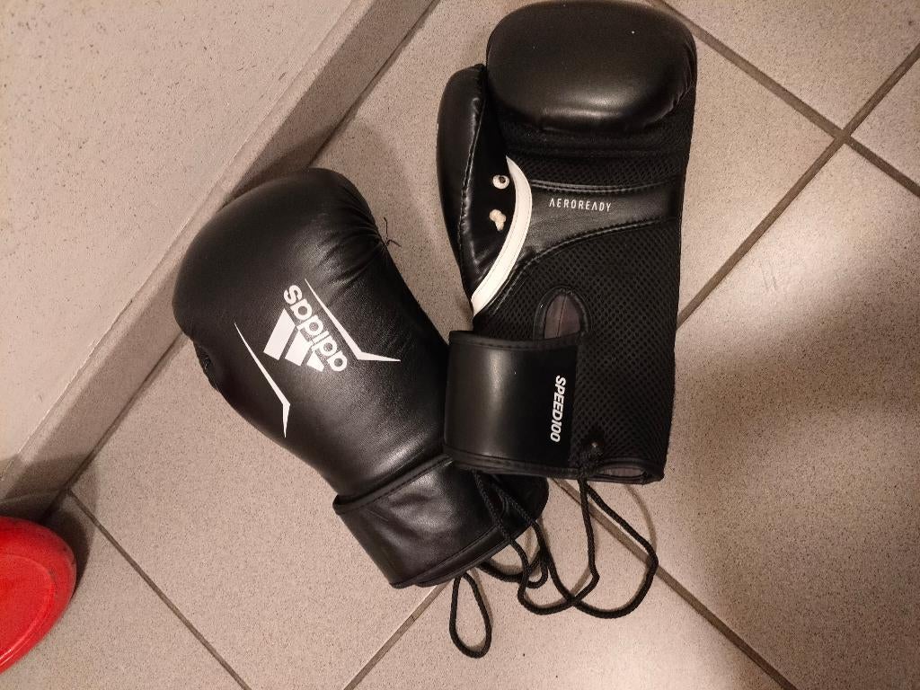 Fitness gewichten bokshandschoenen en ring, Ophalen of Verzenden, Zo goed als nieuw, Bokshandschoenen