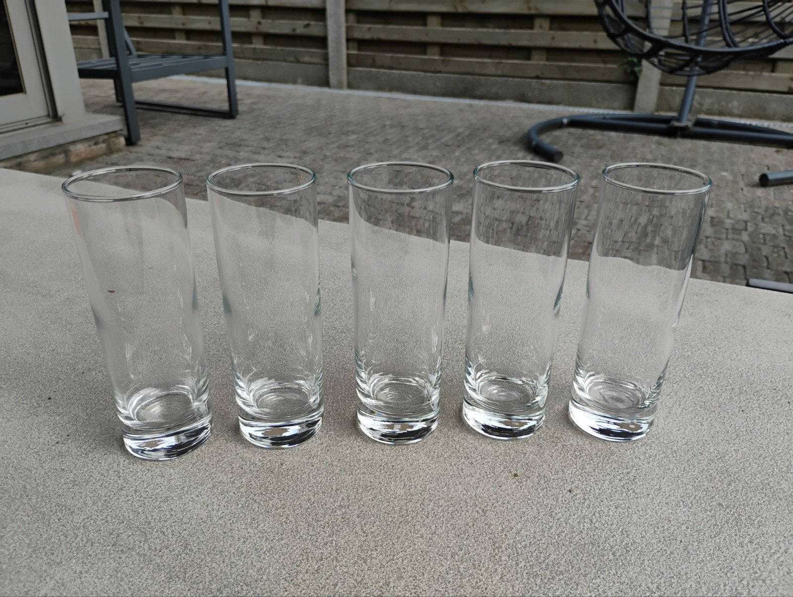 5 long drink glazen, Ophalen