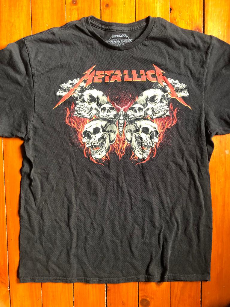 Official Metallica t shirt moth into flame size L brand new, Ophalen of Verzenden, Zo goed als nieuw