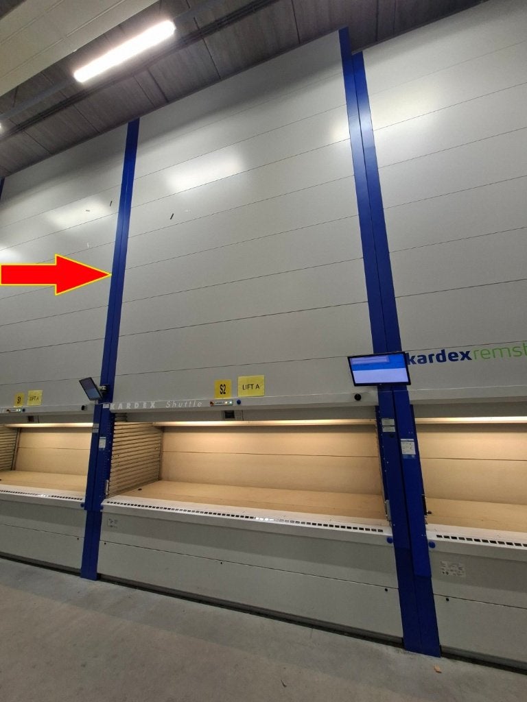 Kardex Shuttle XP500 - Hoogte : 6550 mm ( 2 op voorraad ), Enlèvement, Comme neuf