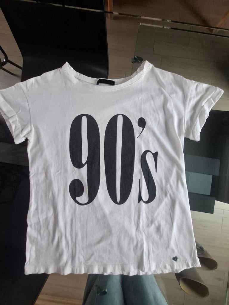 90's Please M L 38 wit t-shirt, Kleding | Dames, Maat 38/40 (M), Wit, Please, Ophalen of Verzenden