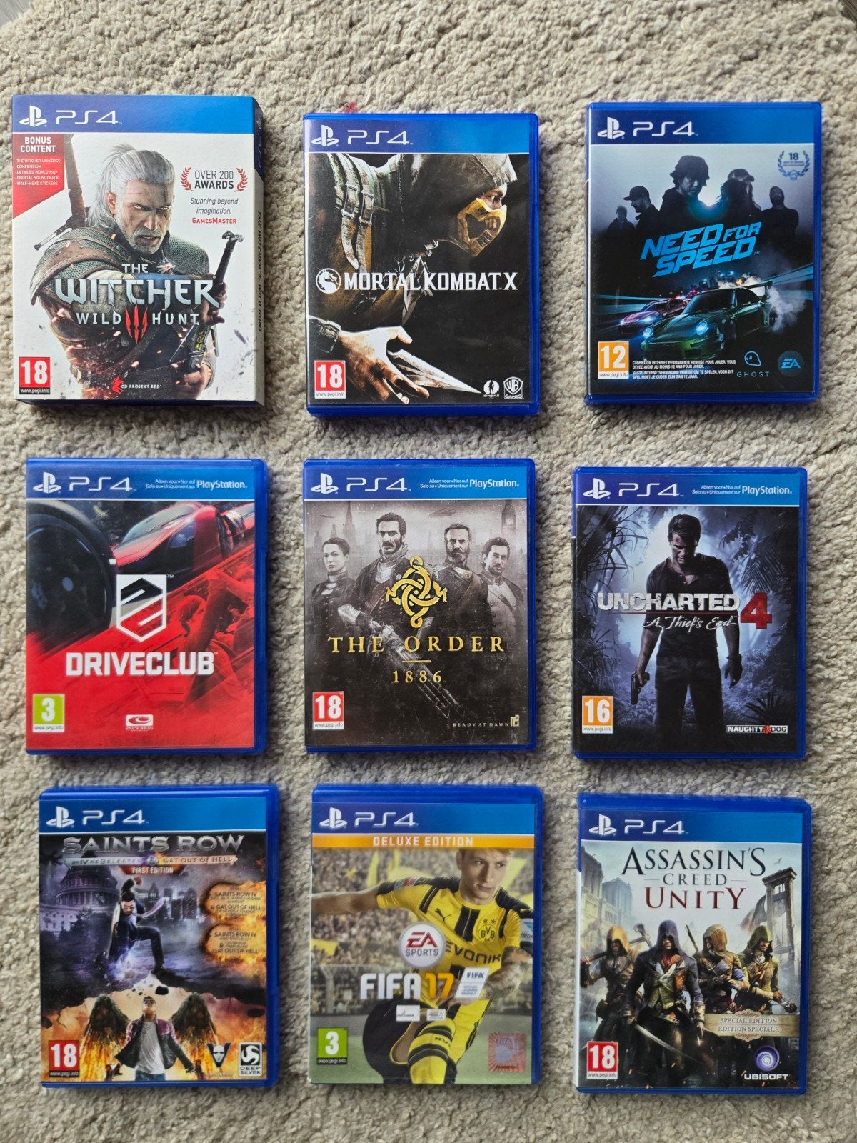 PS4 games, Games en Spelcomputers, Ophalen, Zo goed als nieuw, Eén computer
