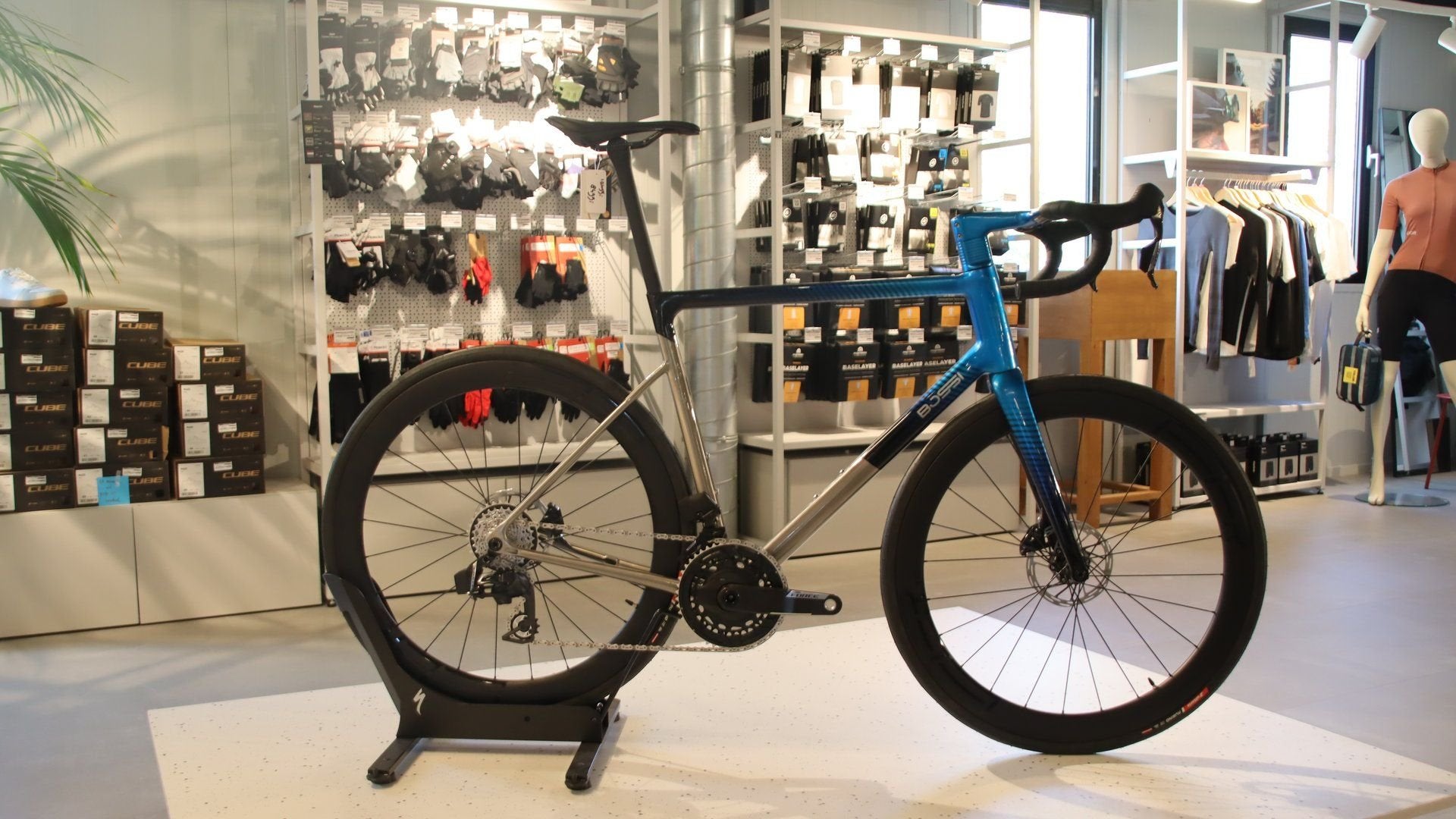 Bossi Strada SS maat 58cm Titanium, Fietsen en Brommers, -, -, Nieuw, -