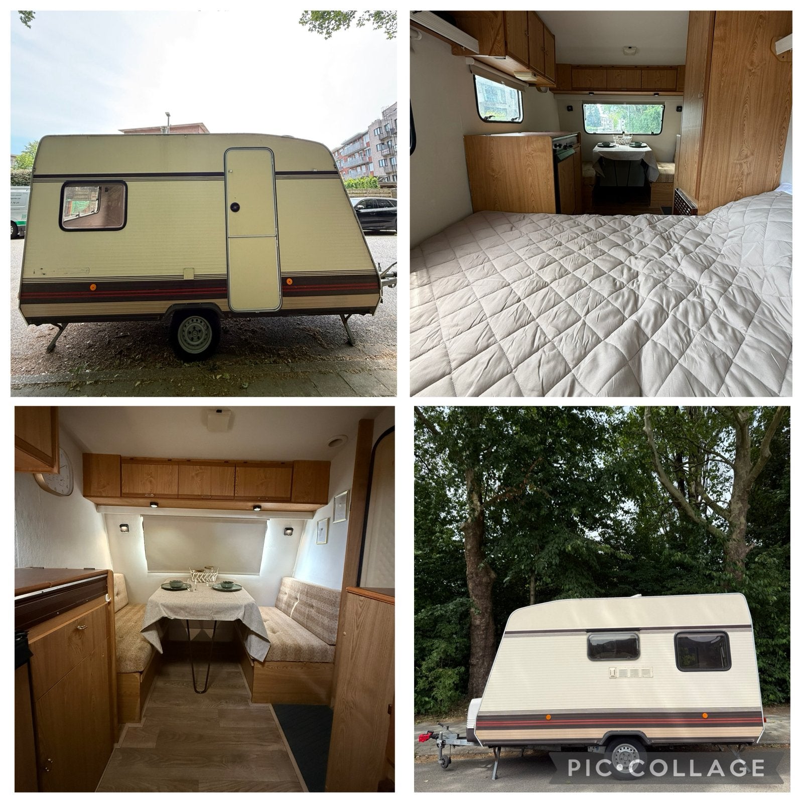 Caravan -750KG TOPSTAAT, Caravans en Kamperen, Caravans, Treinzit, Particulier, 4 tot 5 meter, 500 - 750 kg