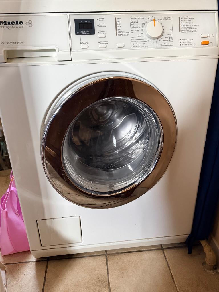 Wasmachine Miele en droogkast AEG te koop!, Elektronische apparatuur, Wasmachines, Ophalen, Gebruikt