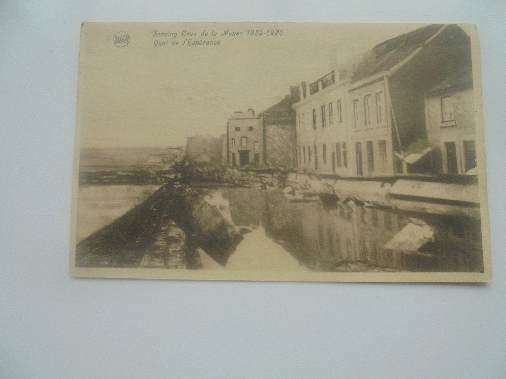 seraing crue -Qaui de l'esperance, Collections, Cartes postales | Belgique, Envoi, 1920 à 1940, Non affranchie, Liège