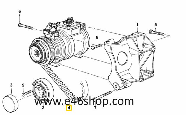 Multieriem BMW E36 E34 oe 64551727378 org nieuw bmw, Neuf, -, -, Enlèvement ou Envoi