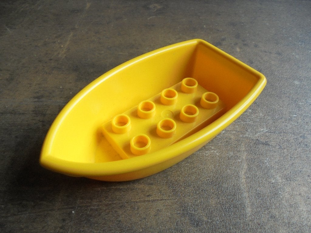 Lego Duplo Boat with 8 Studs (zie foto's), Enlèvement ou Envoi, Utilisé, Briques en vrac, Duplo