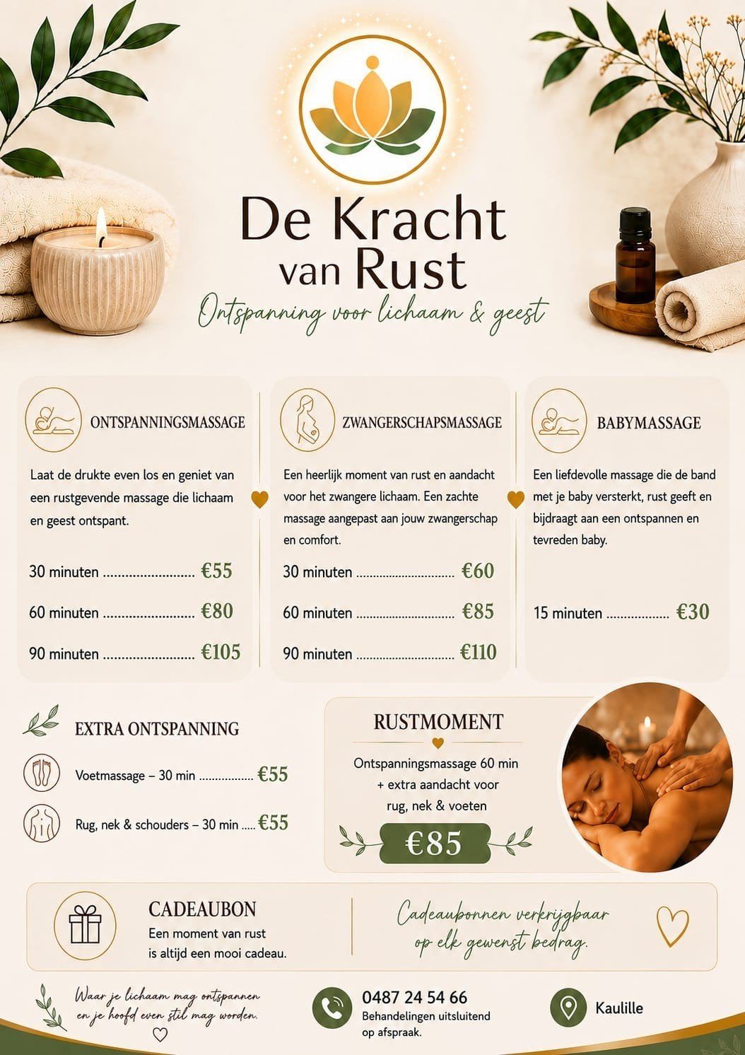Heerlijke massage, Ontspanningsmassage