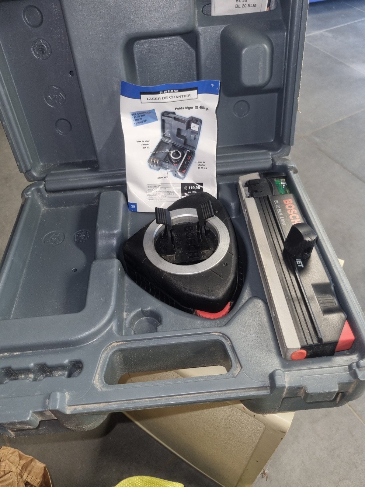 Niveau laser Bosch BL20 SLM SET, Bricolage & Construction, Enlèvement ou Envoi
