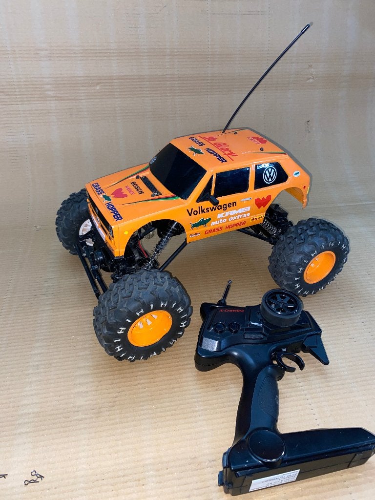 Radiocommandée RC x-crawler 1/10 VW golf 1, Échelle 1:10, Voiture off road, Enlèvement, Utilisé