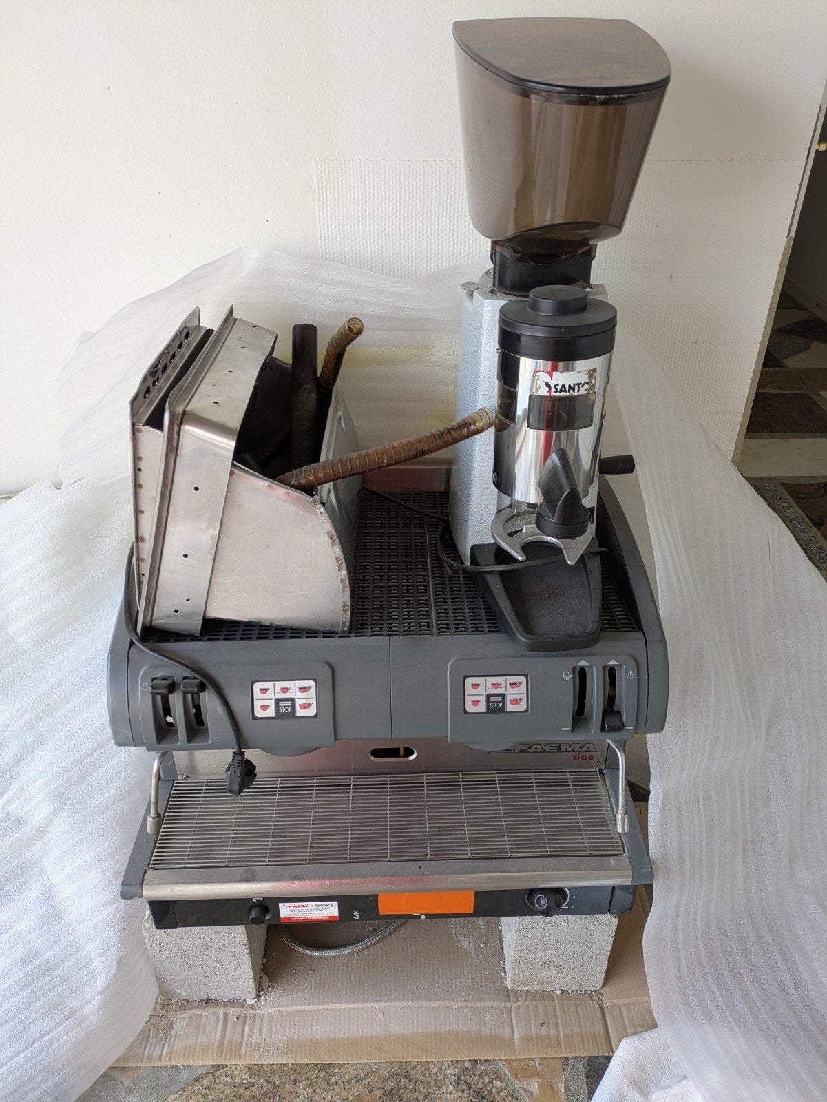 Koffiemachien met bonenmaler, Ophalen, Gebruikt, Koffie en Espresso