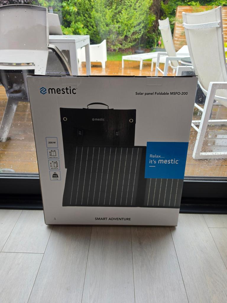 Vouwbaar zonnepaneel Mestic MSFO-200, Ophalen