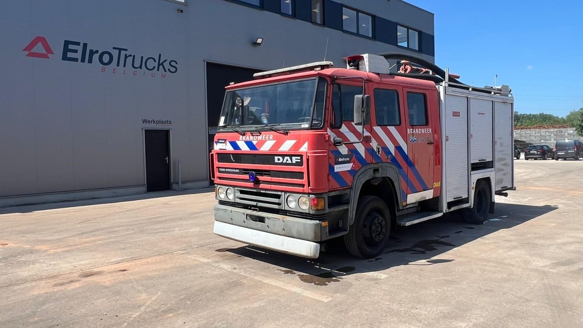 DAF 1700 ATI (FIRETRUCK / 60.000 KM / MANUAL PUMP / POMPE MA, Auto's, Vrachtwagens, Euro 2, Achterwielaandrijving, Overige kleuren