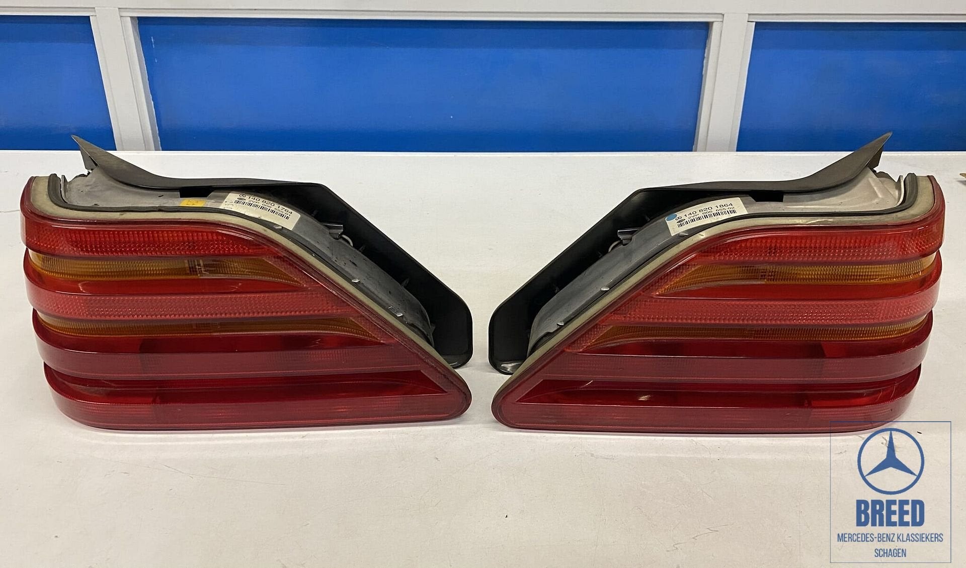 Set achterlichten L+R voor Mercedes-Benz W140 coupé C140, Gebruikt, -, Ophalen of Verzenden, -