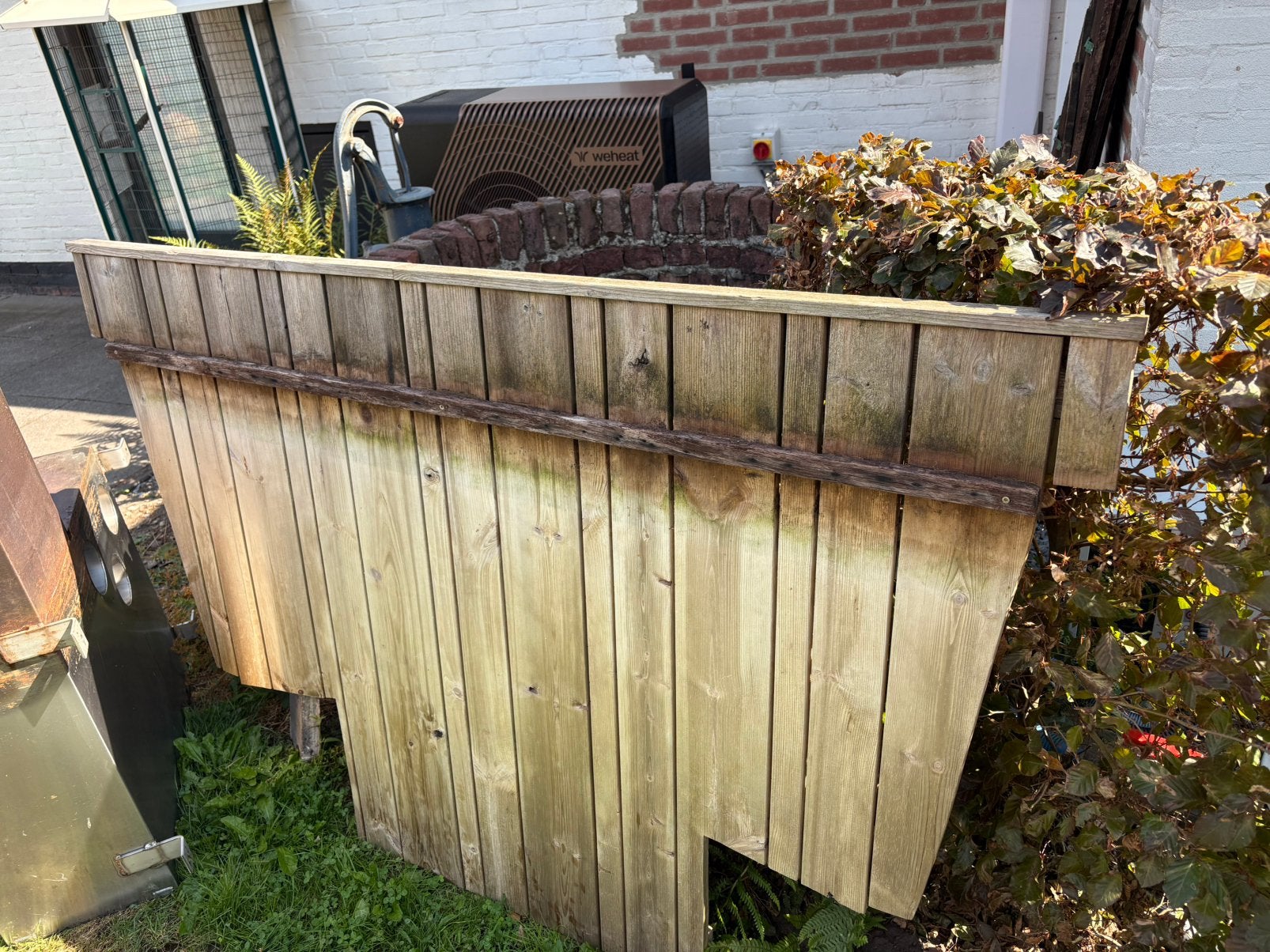 Hottub kachel, Tuin en Terras, Bubbelbaden en Hottubs, Ophalen, Gebruikt, Inbouw