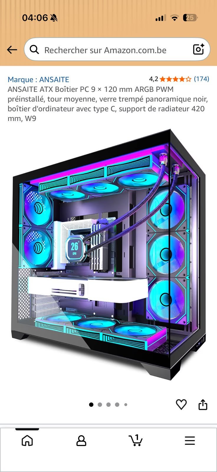Boitier pc gamer, Enlèvement, Comme neuf, Gaming