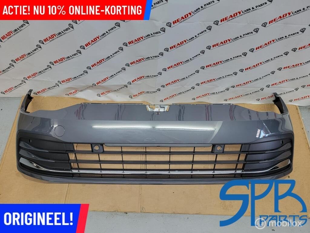 VW GOLF 8 VIII LC7Q STYLE Voorbumper GRILL CHROOM 5H0807221J, Nieuw, Ophalen of Verzenden, Bumper, Volkswagen
