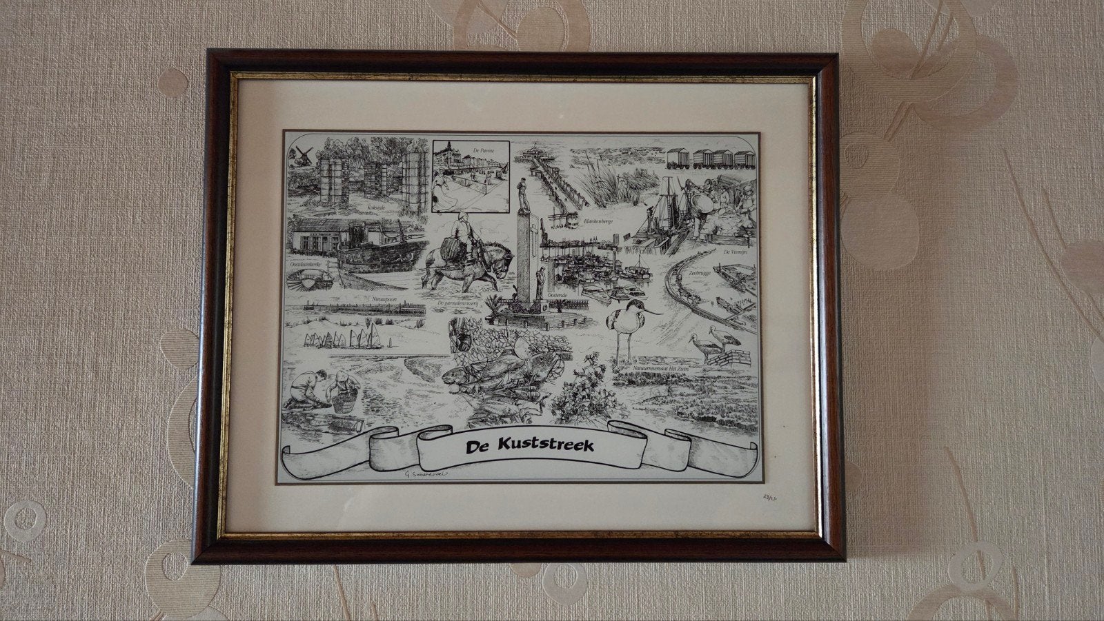 Gerard Swaenepoel – De Kuststreek – gesigneerd & genummerd 2, Ophalen of Verzenden, Zo goed als nieuw, Prent, Natuur