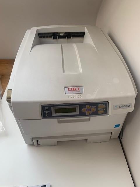laserprinter oki 5650c, Computers en Software, Ophalen, Kleur printen, Printer, Draadloos