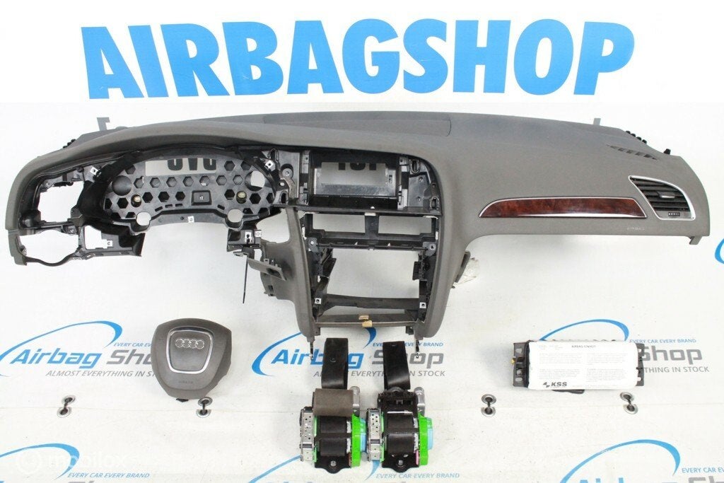 Airbag kit Tableau de bord gris Audi A4 B8 2008-2012, Autos : Pièces & Accessoires, Enlèvement ou Envoi, Utilisé