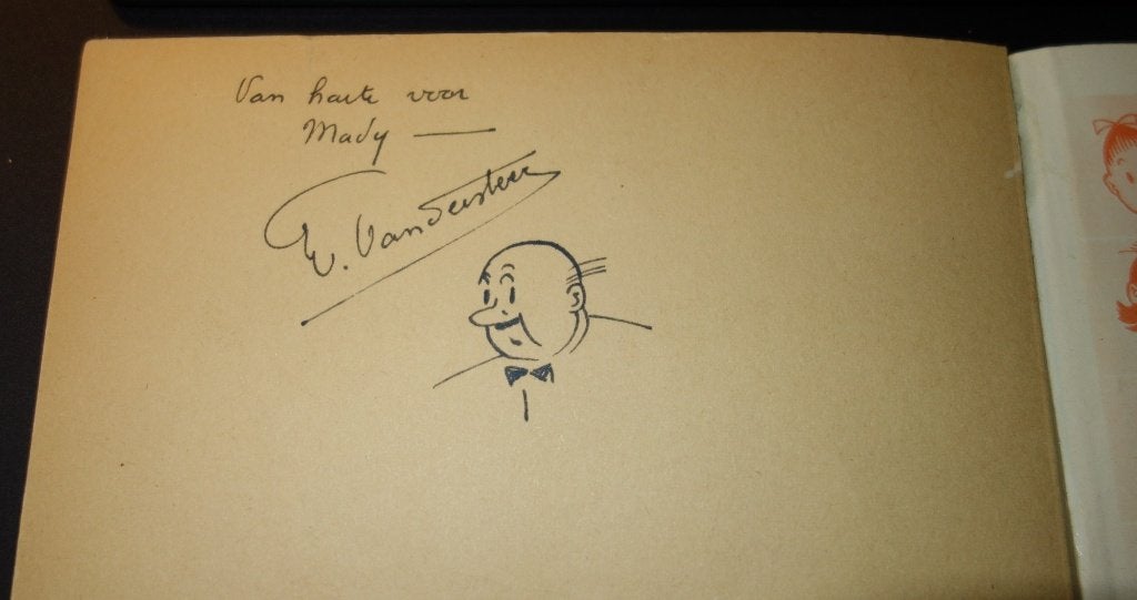 Suske en Wiske nr 42b - Gesigneerd + tekening Vandersteen., Enlèvement ou Envoi, Willy Vandersteen, Une BD, Utilisé