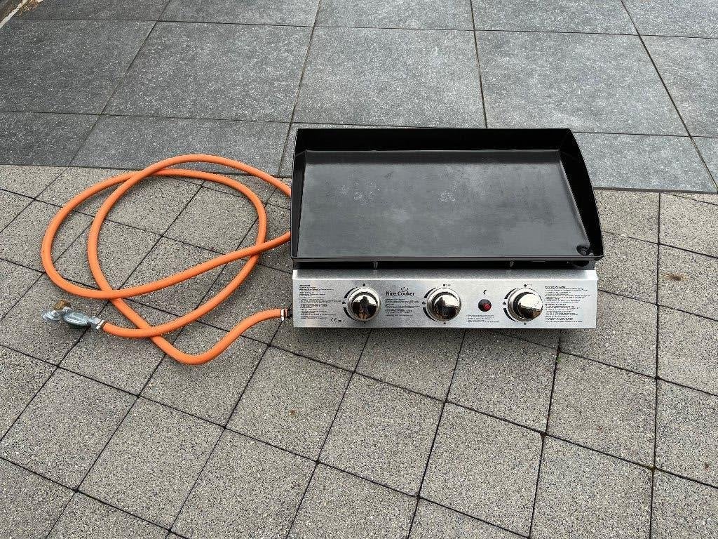 Gas bakplaat, Zakelijke goederen, Horeca | Keukenapparatuur, Ophalen, Gebruikt, Fornuis, Frituur en Grillen