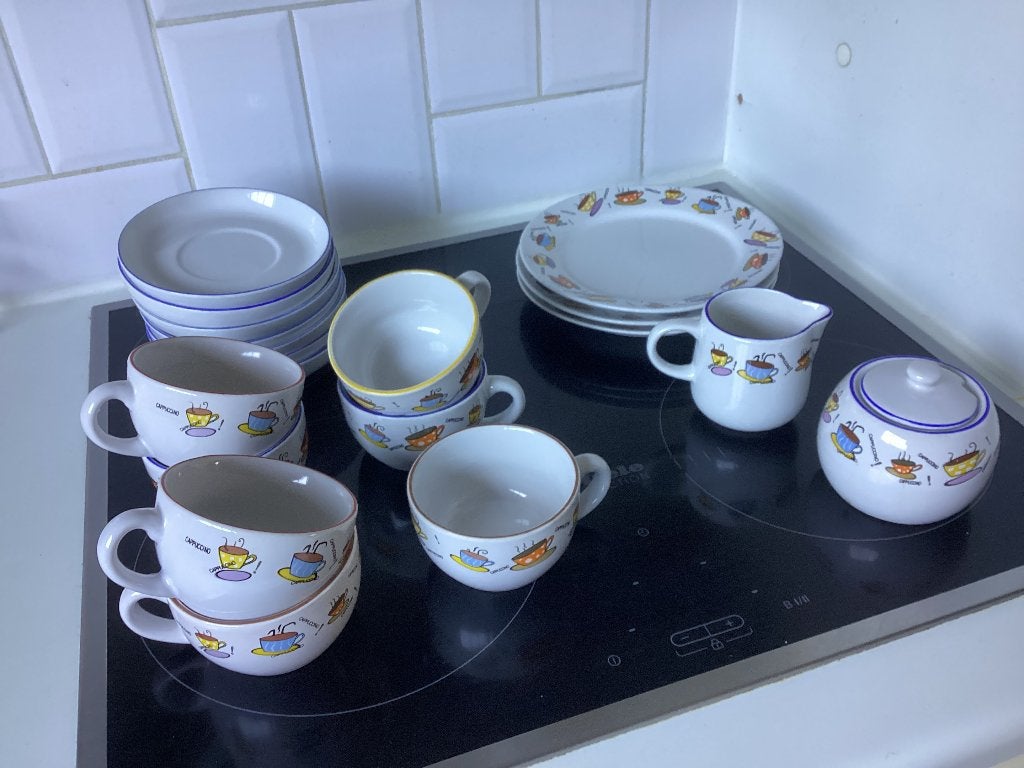 Koffie servies 7 stuks, Enlèvement