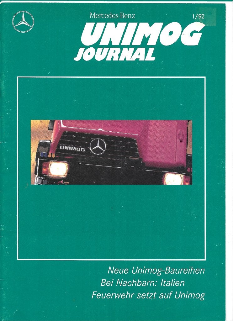 MERCEDES UNIMOG Journal, Boeken, Ophalen of Verzenden, Zo goed als nieuw, Mercedes