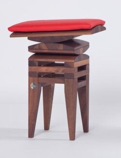 Stoelen, Design, Comme neuf, Brun, Enlèvement