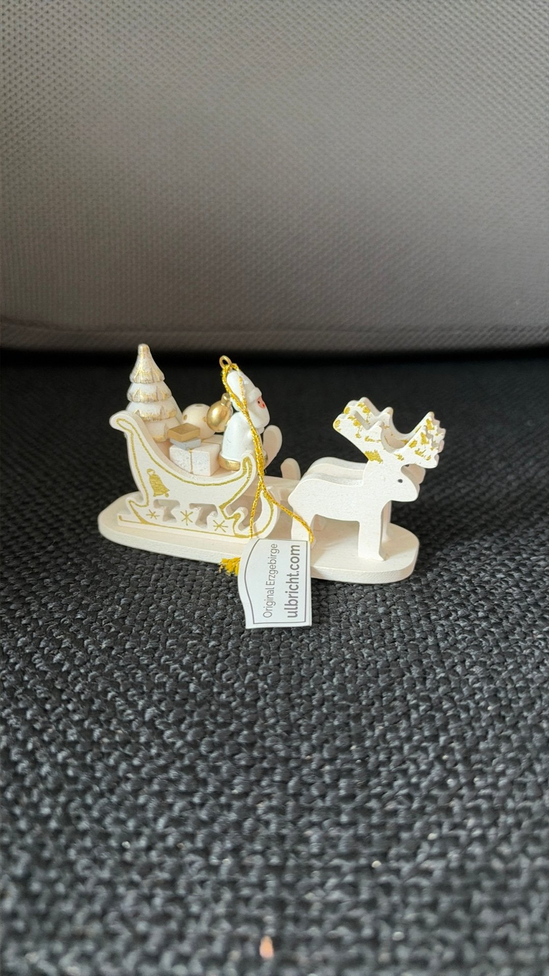 Wit goud kerstornament, Ophalen of Verzenden, Nieuw