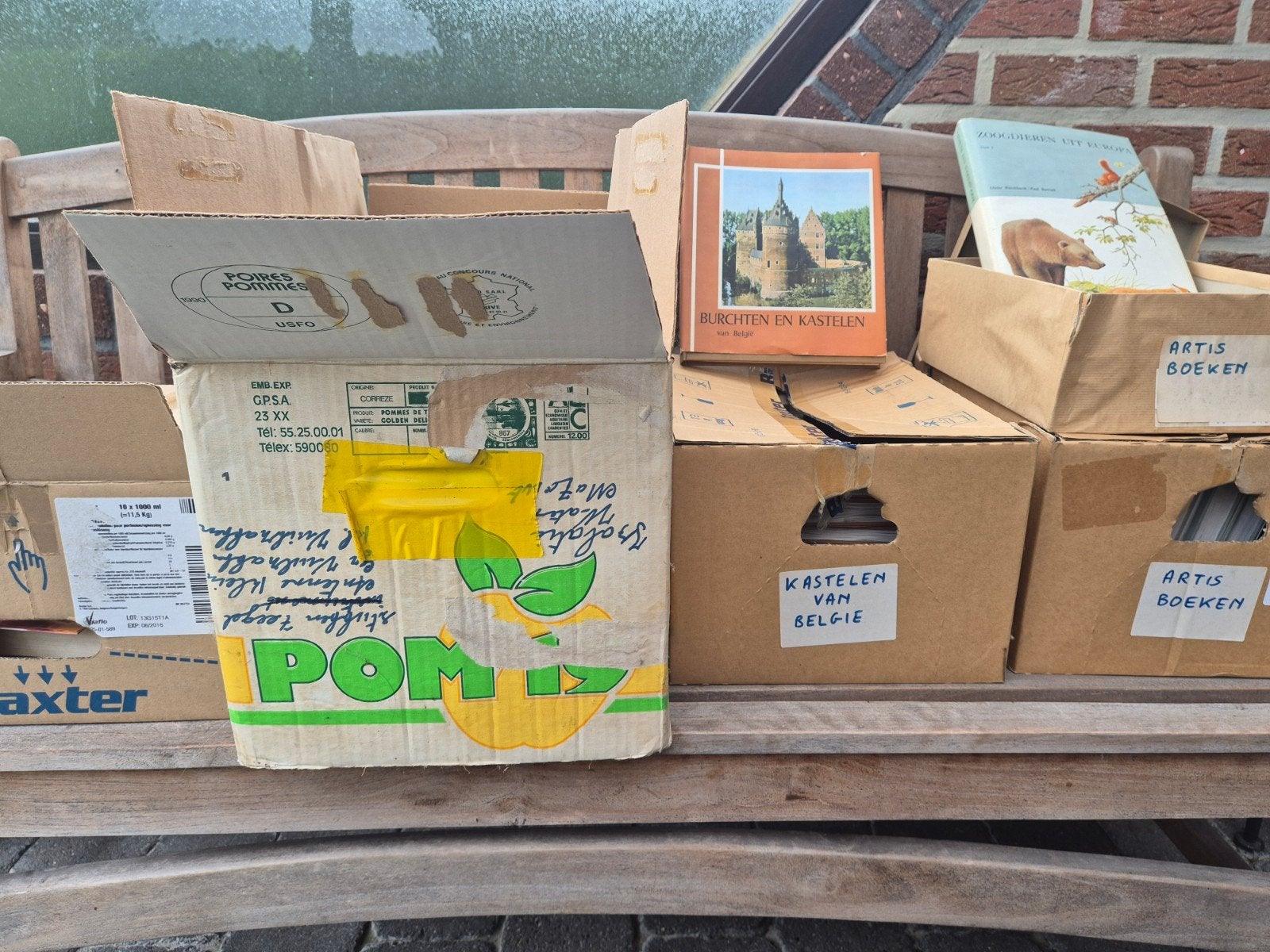Boeken, Ophalen, België