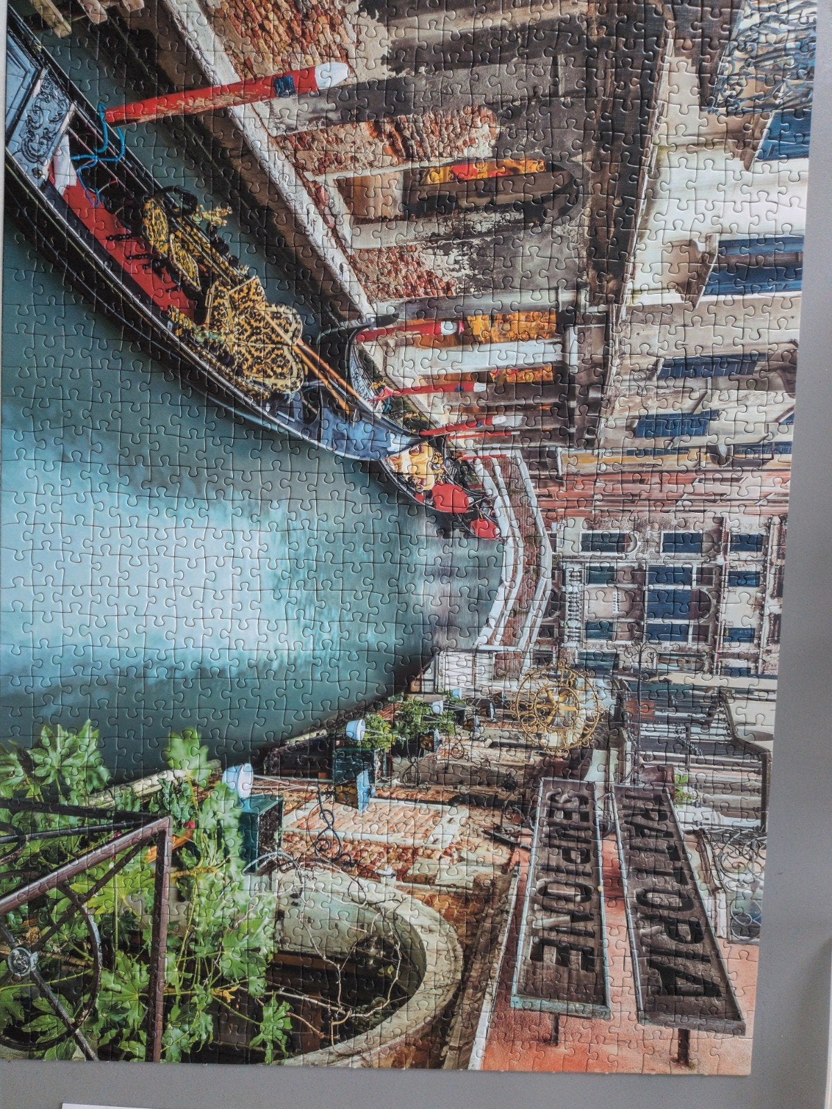 Clementoni puzzel 1000 stuks Venice canal, volledig, Ophalen