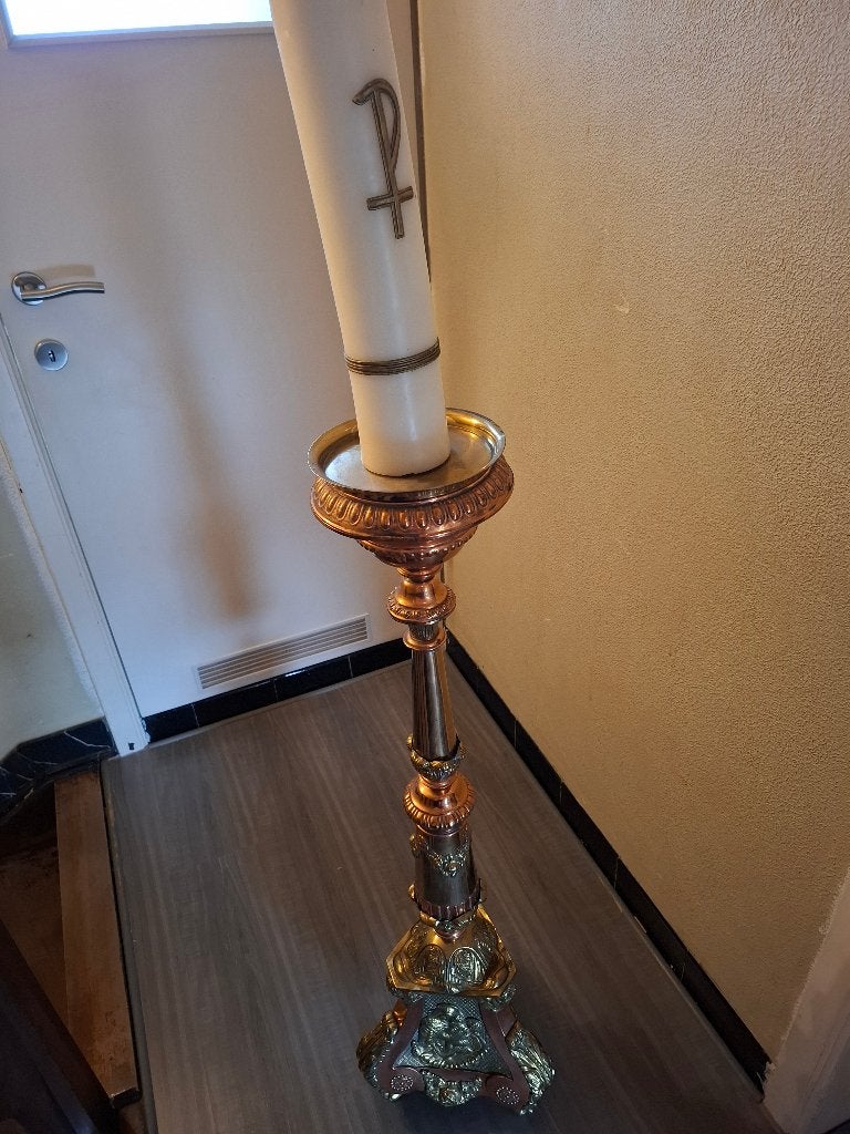 Majestueuze Barokke Kandelaar, Antiek en Kunst, Curiosa en Brocante, Ophalen