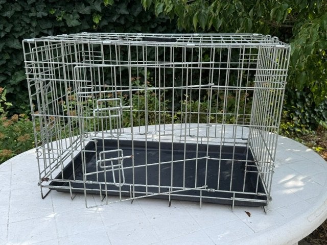 Vouwbare dierenbench, Ophalen, Gebruikt