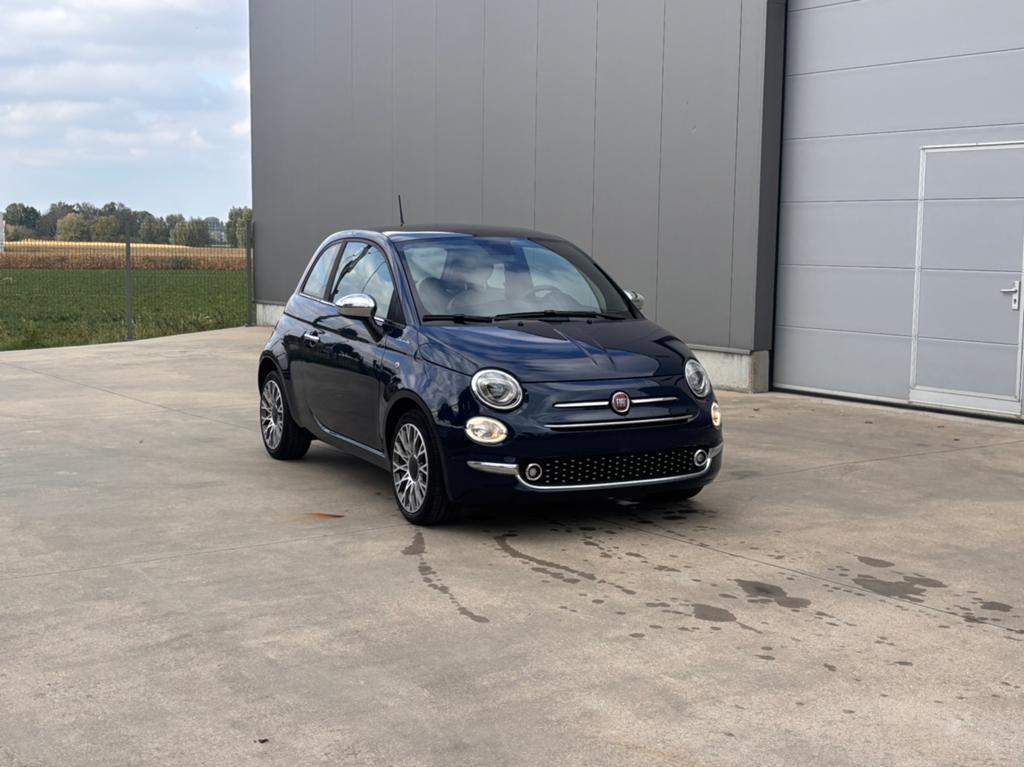 Fiat 500 dolcevita mildhybrid met pano en navigatie, Auto's, Fiat, Bedrijf, Te koop, ABS, Airbags, Airconditioning, Apple Carplay
