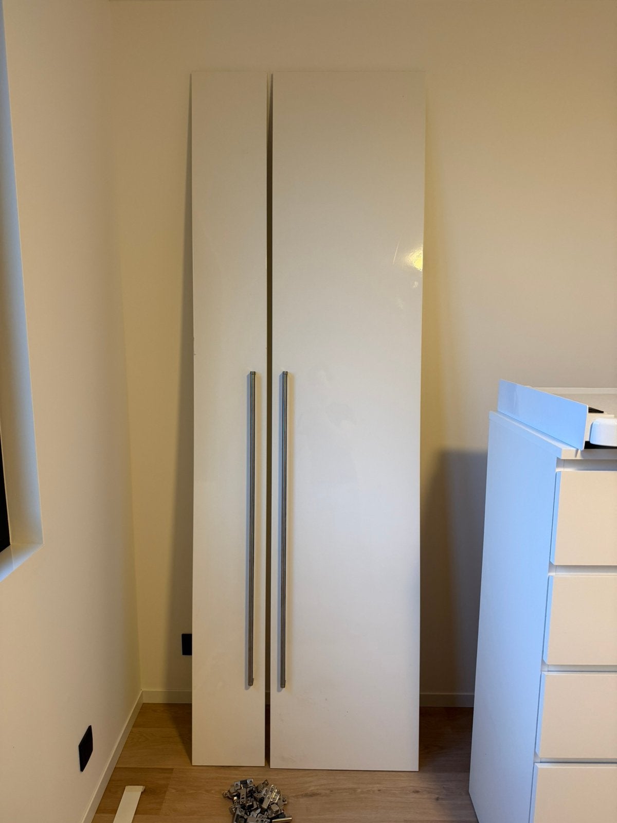 IKEA PAX - deur hoogglans wit 25 & 50 cm, Huis en Inrichting, Ophalen, Minder dan 50 cm, Gebruikt, 200 cm of meer