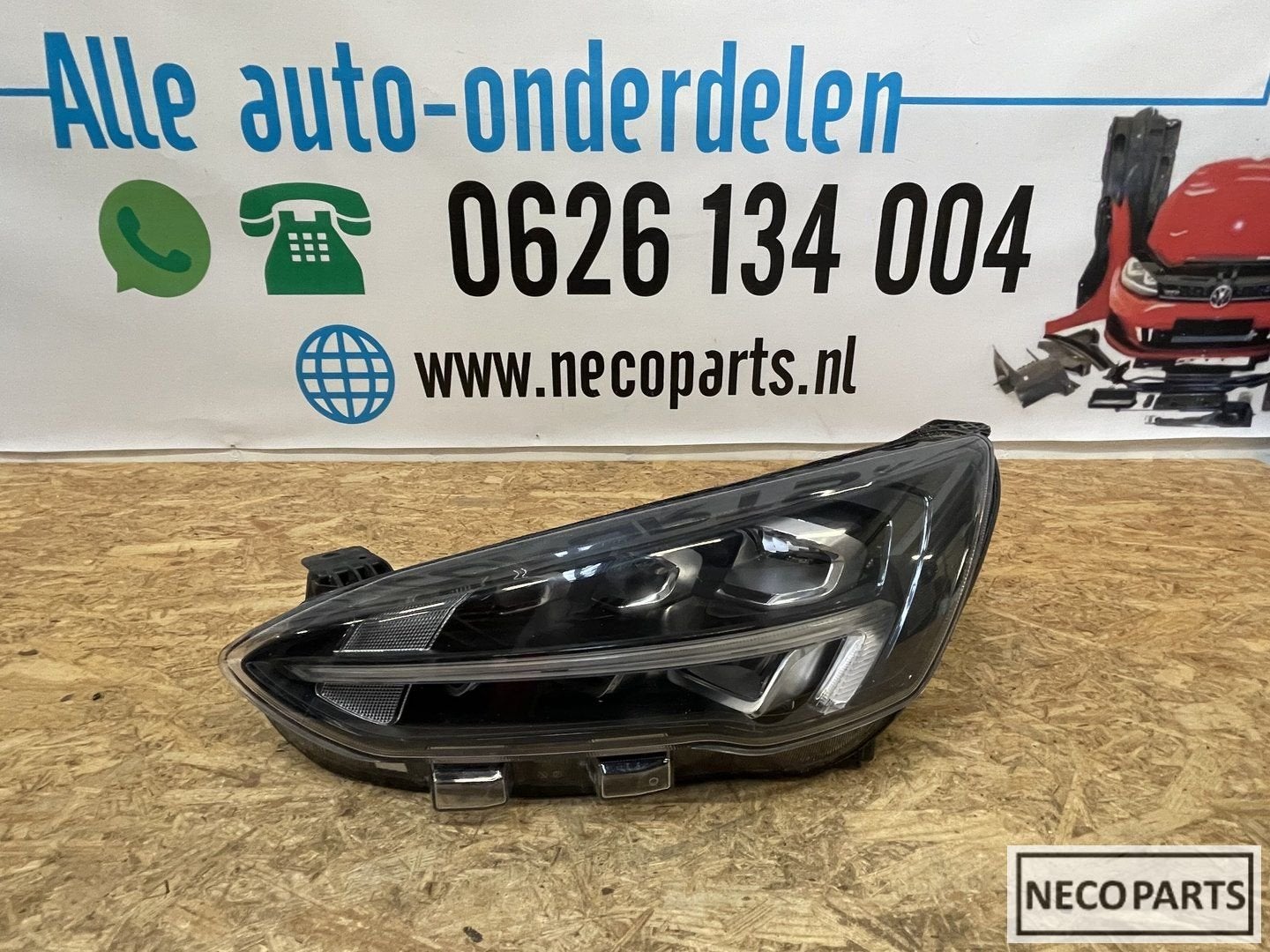 FORD FOCUS MK4 VOL LED KOPLAMP LINKS ORIGINEEL JX7B13E015CE, Gebruikt, -, -, Ophalen of Verzenden