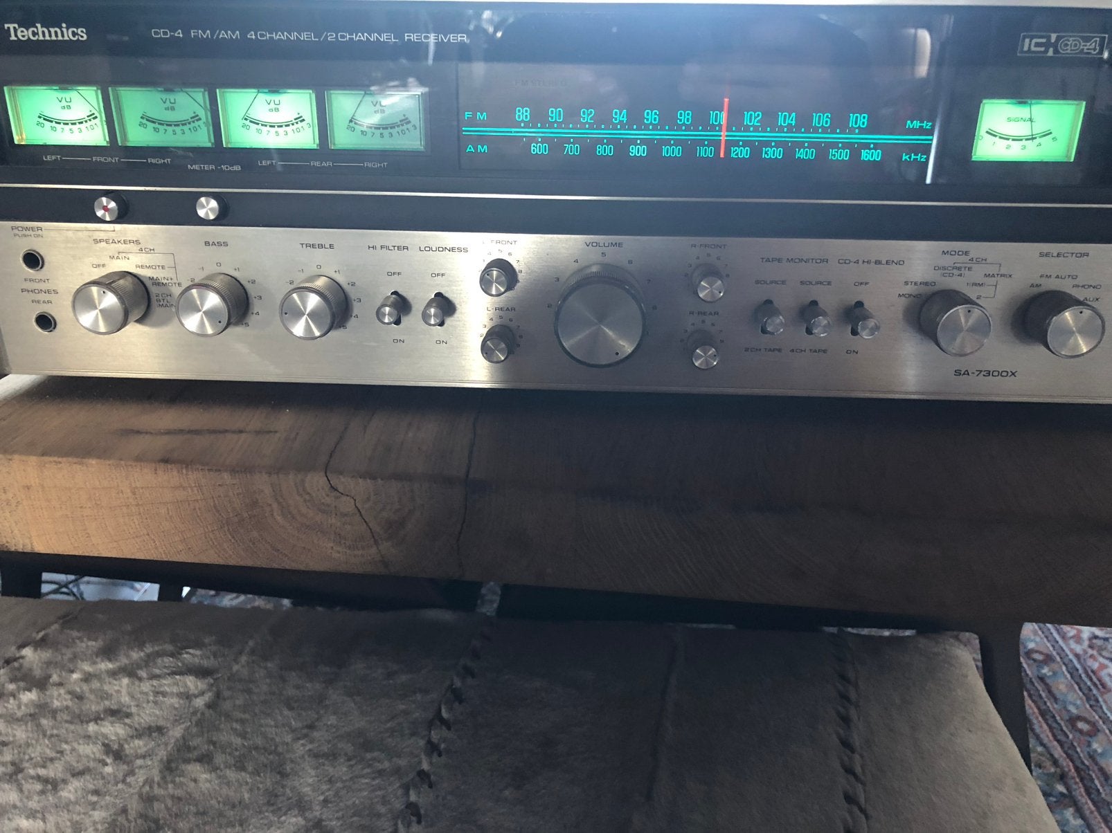 Récepteur quadriphonique Rare Vintage Technics SA-7300X, Enlèvement, Comme neuf