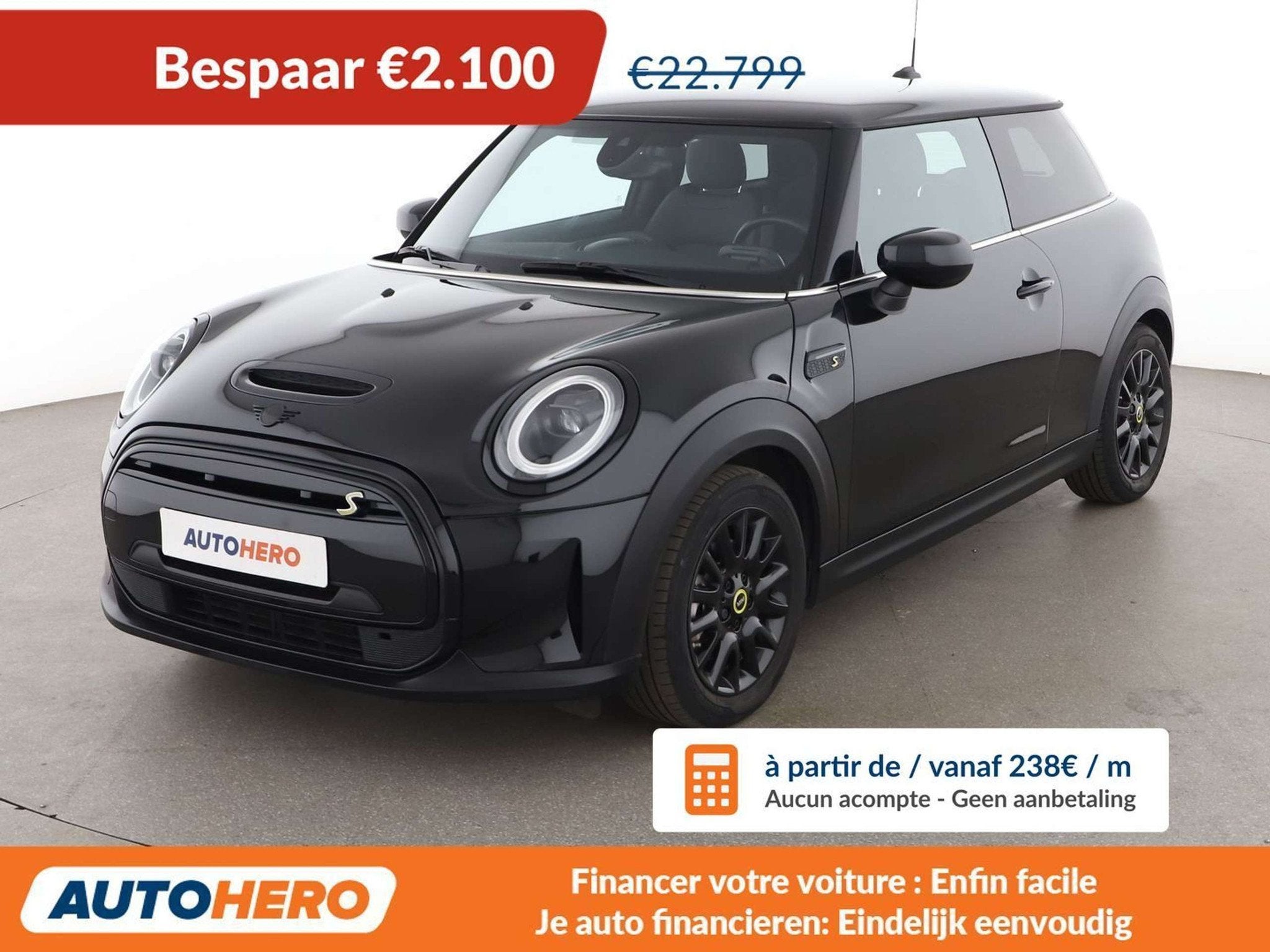 MINI Cooper SE Cooper SE Classic Trim (bj 2023, automaat), 4 zetels, Elektrisch, Lichtsensor, Te koop