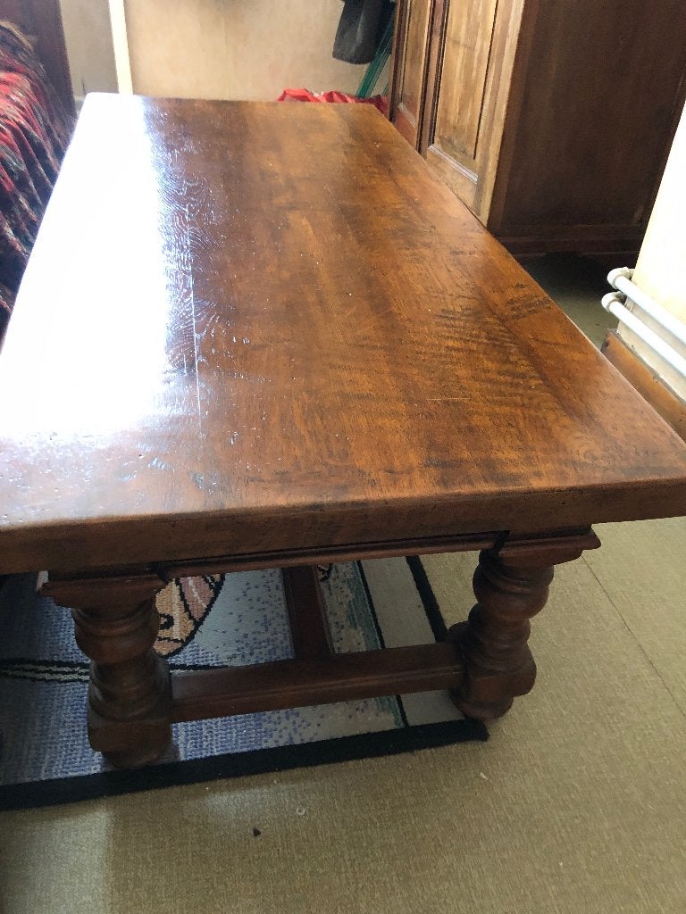 Eiken tafel, Ophalen, Eikenhout, Zo goed als nieuw, Vijf personen of meer