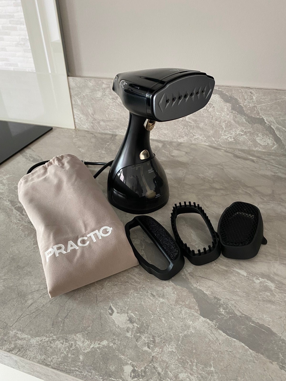PRACTIQ SteamPro kledingstomer – compleet, Elektronische apparatuur, Stoomapparaten, Ophalen, Zo goed als nieuw, Kledingstomer