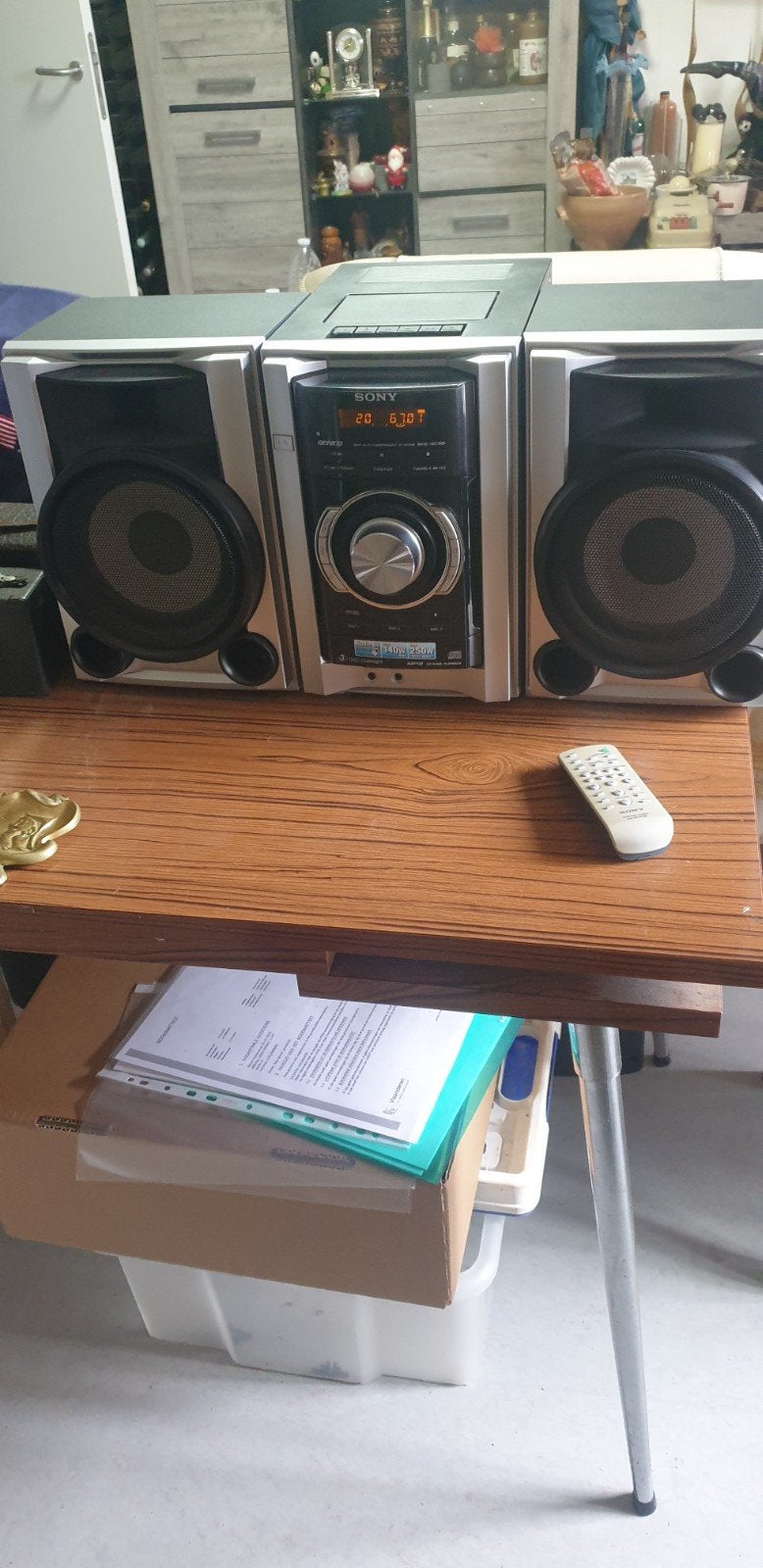 SONY RADIO CD CASSETTE SPELER, Ophalen, Zo goed als nieuw, Sony, Met radio