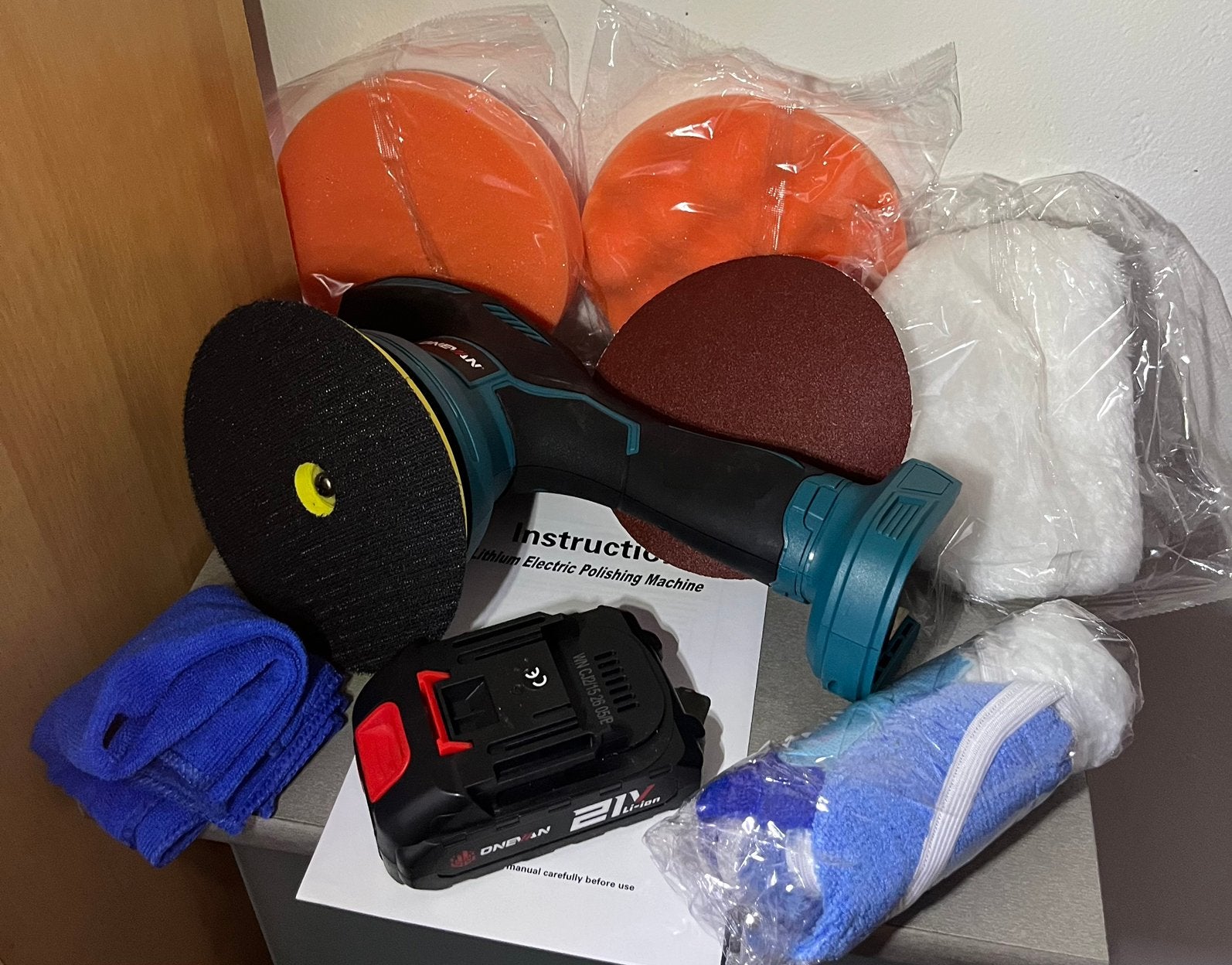 Draadloze polijstmachine voor auto's, Auto diversen, Onderhoudsmiddelen, Ophalen of Verzenden